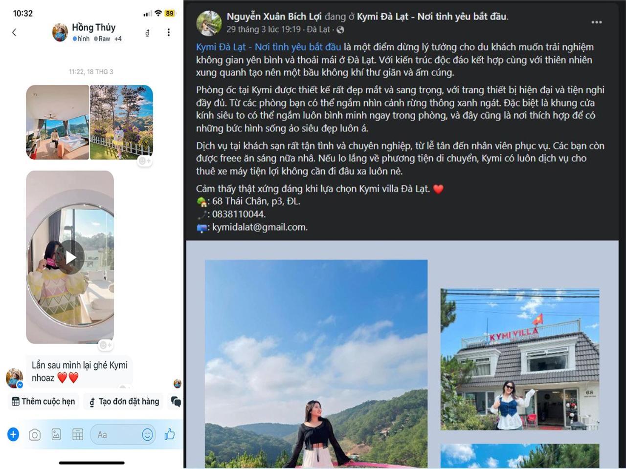 Kymi Villa Da Lat - Noi Tinh Yeu Bat Dau Exteriör bild